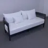 Luxury Modern Aluminum Alloy Eco-Friendly Waterproof Durable Outdoor Sofa Set for Villa Hotel Park Apartment