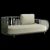 Luxury Modern Eco-Friendly Outdoor Rattan Garden Sofa Set with Weather Resistant Cushions for Courtyard Terrace Use