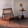 Luxury Modern Teak Outdoor Garden Sofa Set Olifen Rope Woven Design Durable Waterproof Cushions Weather Resistant UV-Resistant