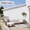 Luxury Modern Waterproof Teak Wood Sectional Garden Outdoor Sofa Set Cushions for Villa Apartment Courtyard Balcony Patio Hotel