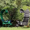 Modern All-weather Outdoor Furniture Villa Colorful Sofa Set Private Garden Courtyard Rope Woven Sofa