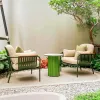 Modern Aluminum Alloy Outdoor Garden Sofa Set for Villa Courtyard Park Use-Durable Waterproof Design