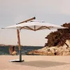 Modern Aluminum Outdoor Patio Garden Sun Umbrella with Granite Base 1.5m Radii Wind Resistant for Outdoor Furniture Park Use