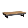 Modern Aluminum Outdoor Sofa Set for Villa Garden Courtyard Park Poolside Hotel Use-L Sectional Sofa with Waterproof Cushions