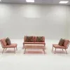 Modern Aluminum Outdoor Villa Courtyard L-Shaped Sofa Set Waterproof Rust Proof Eco-Friendly Durable Garden Furniture