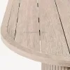 Modern Comfortable Teak Dining Table and Chair Set for Garden Outdoor School Villa Use