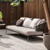Modern Design Customizable Aluminum Waterproof Eco-Friendly Sofa Set for Outdoor Park Hotel Use with Rope Patio Furniture