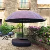 Modern Design Heavy-Duty Aluminum Waterproof Garden Cantilever Umbrella Bases for Patio Beach Living Room Outdoor Furniture Use