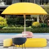 Modern Design Heavy-Duty Aluminum Waterproof Garden Cantilever Umbrella Bases for Patio Beach Living Room Outdoor Furniture Use