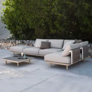 Modern Design Hotel Villa Outdoor Sectional Garden Sofa Set for Balcony Courtyard Patio