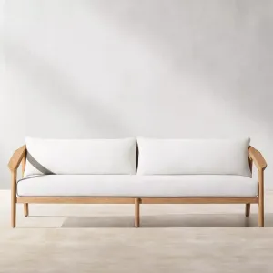 Modern Design Single Sofa Outdoor Furniture Casual Teak Single Garden Sofa Rattan Woven Sofa