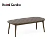 Modern Durable Comfortable Outdoor Teak Wood Sofa Set Rope Woven Design Waterproof Cushion Eco-Friendly Farmhouse Villa Park