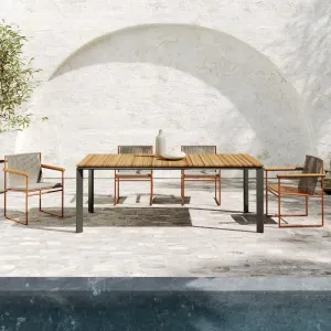 Modern Durable Waterproof Comfortable Rocking Aluminum Outdoor Sofa Set for Garden