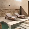 Modern Durable Waterproof Comfortable Rocking Aluminum Outdoor Sofa Set for Garden