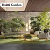 Modern European Style Villa Garden Sofa Set with Aluminum Frame Durable Waterproof Outdoor Furniture for Hotel Living Room