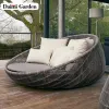 Modern Garden Furniture Resort Leisure Hotel Patio Swimming Pool Outdoor Cane Rattan Park Beach Chair Sun Lounger Beach Bed