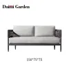 Modern Garden Rope Rattan Sofa Set for Hotel Villa Outdoor Use with Waterproof Cushions-Durable Eco-Friendly Furniture