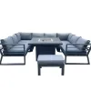 Modern High-End Luxury Outdoor Conversation Sets Garden Aluminium Furniture for Hotel Courtyard Park Use-Durable Waterproof