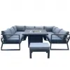 Modern High-End Luxury Outdoor Conversation Sets Garden Aluminium Furniture for Hotel Courtyard Park Use-Durable Waterproof