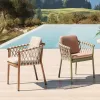 Modern High-End Waterproof PE Wicker Rattan Garden Sofa Set Chair Customizable Outdoor Furniture for Courtyard Park Use