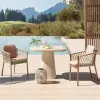 Modern High-End Waterproof PE Wicker Rattan Garden Sofa Set Chair Customizable Outdoor Furniture for Courtyard Park Use