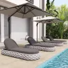 Modern Hotel Pool Outdoor Furniture Beach Villa Park Balcony Living Room Eco-Friendly Durable Rope Sun Loungers
