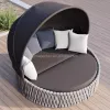 Modern Hotel Pool Outdoor Furniture Beach Villa Park Balcony Living Room Eco-Friendly Durable Rope Sun Loungers