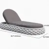 Modern Hotel Pool Outdoor Furniture Beach Villa Park Balcony Living Room Eco-Friendly Durable Rope Sun Loungers