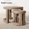 Modern Lounge Sofa Set Durable Teak Outdoor Furniture Eco-Friendly Waterproof Rust Proof for Villa Apartment Hotel Courtyards