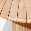 Modern Luxury Comfortable Durable Outdoor Furniture Patio Chair Table Set Teak Wood Dining Waterproof Garden Park School