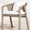 Modern Luxury Durable Outdoor Villa Courtyard Teak Wood Dining Table and Chair Set