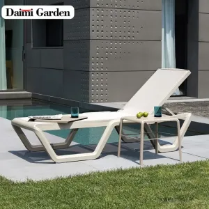 Modern Metal Outdoor Sunbed Leisure Camping Chair for Living Room Park Patio Use