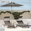 Modern Metal Outdoor Sunbed Leisure Camping Chair for Living Room Park Patio Use