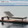 Modern Metal Outdoor Sunbed Leisure Camping Chair for Living Room Park Patio Use