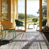 Modern Outdoor Garden Furniture Waterproof Rocking Leisure Chair with Rope Seat Courtyard Sofa Set for Hotel Use High Quality