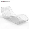 Modern Outdoor Lounger Bed Waterproof Beach Furniture Rattan Eco-Friendly Durable for Hotel Balcony Living Room Sun Loungers