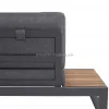 2025 Modern Outdoor Luxury Aluminum L-Shaped Sofa Set with PE Wicker Rattan Durable Villa Courtyard Garden Furniture
