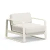 Modern Outdoor Sofa Coffee Table Set Hotel Villa Balcony Courtyard Patio Waterproof All-weather Aluminum Alloy Leisure Furniture