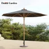 Modern Outdoor Sunshade Umbrella Aluminum Frame Waterproof Fabric Granite Base Full Color Printing for Outdoor Furniture