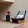 Modern Outdoor Wood Sofa and Leisure Sofa Table Set for Garden Park Courtyard Hotel Villa Balcony-Waterproof