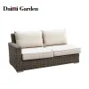 Modern Rattan Garden Sofa Set Waterproof Eco-Friendly Durable Outdoor Furniture for Park Hotel Villa Apartment Courtyard Use