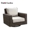 Modern Rattan Garden Sofa Set Waterproof Eco-Friendly Durable Outdoor Furniture for Park Hotel Villa Apartment Courtyard Use
