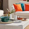 Modern Rattan Sofa Set All Weather Outdoor Furniture Modular Apartment Hotel Courtyard Park Use