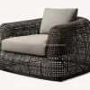 Modern Rattan Sofa Set-Patio Sectional Modular Outdoor Furniture Waterproof Cushions Weather Resistant for Living Room Park Use