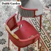 Modern Rattan Waterproof Comfortable Outdoor Dining Woven Rocking Chairs Garden Set Leisure Furniture