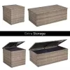 Modern Rattan Wicker Sofa Set with Waterproof Cushions for Villa Courtyard Garden Outdoor Use-Durable Eco-Friendly