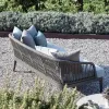 Modern Simple Commercial Hotel Living Room Woven Rope Outdoor Chaise Lounge Sofa Set Waterproof Eco-Friendly Aluminum Sofa