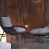 Modern Single Rattan Waterproof Comfortable Leisure Villa Courtyard Lounge Garden Sunroom Patio Dining Outdoor Chair Park