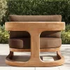 Modern Solid Teak Wood Outdoor Sofa Set for Patio Garden Poolside Hotel Apartment Use-Durable Waterproof