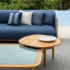 Modern Solid Wood Frame Outdoor Sofa Set for Hotel Villa Courtyard Park Apartment Use